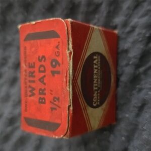 Continental Steel Corp 1927-1986 Wire Brads 1/2" 19 GA.